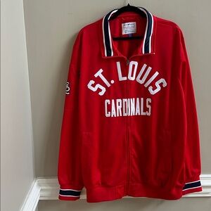 GIII St Louis Cardinals Baseball zip Up Jacket NWT Size XXL